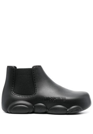 Moschino Gummy 40mm logo-embossed ankle boots - Nero