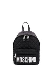 logo quilted backpack