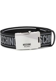 logo jacquard buckle belt