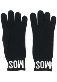 logo wool gloves