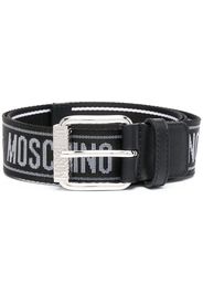 logo-print belt