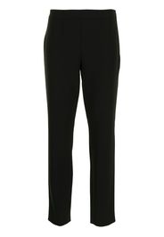 Moschino Pantaloni slim a vita alta - Nero