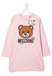 Moschino Kids Abito con stampa - Rosa