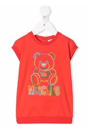 Moschino Kids Abito Teddy Bear - Rosso