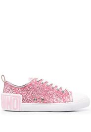 Moschino Sneakers con paillettes - Rosa