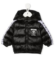 Moschino Kids Piumino con stampa - Nero