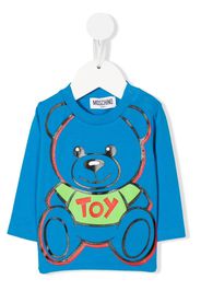 Moschino Kids T-shirt con motivo Teddy Bear - Blu