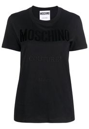 Moschino logo-print cotton T-shirt - Nero