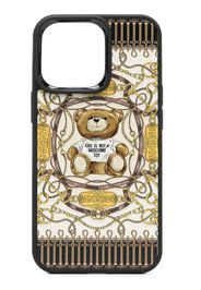 Moschino Teddy Bear-print iPhone 13 Pro case - Nero