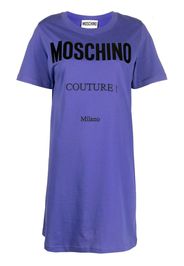 MOSCHINO logo-print T-shirt dress - Viola