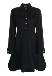 Moschino A-line mini shirt dress - Nero