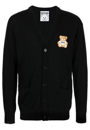 Moschino Cardigan con ricamo - Nero