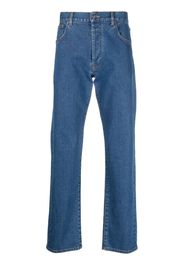 Moschino Jeans dritti con applicazione Teddy Bear - Blu