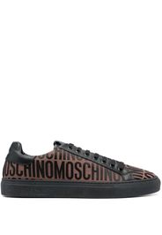 Moschino Sneakers con logo jacquard - Marrone