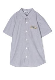 Moschino Kids Camicia a righe - Blu