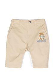 Moschino Kids Chino con stampa Teddy Bear - Toni neutri