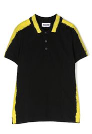 Moschino Kids Polo con stampa - Nero