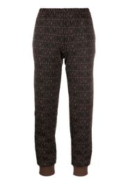 Moschino Joggers con stampa - Marrone