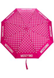 Moschino monogram-print umbrella - Rosa