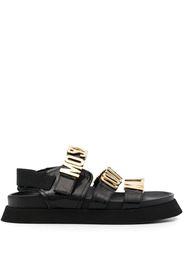 Moschino Sandali in pelle - Nero