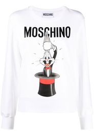 Moschino Felpa con stampa Bugs Bunny - Bianco