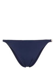 Moschino Slip bikini con placca logo - Blu