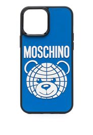 Moschino Teddy Bear iPhone 12 pro max case - Blu