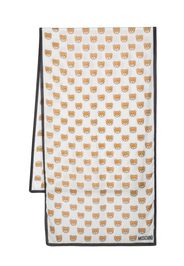 Moschino Teddy Bear-print scarf - Bianco