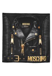 Moschino Foulard con stampa - Nero