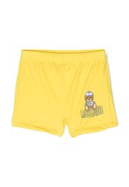 Moschino Kids Teddy Bear print swim shorts - Giallo