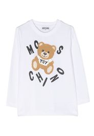 Moschino Kids Teddy Bear print T-shirt - Bianco