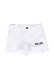 Moschino Kids Shorts con stampa - Bianco
