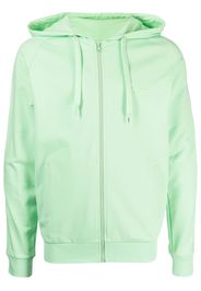 Moschino long-sleeve zip-up hoodie - Verde