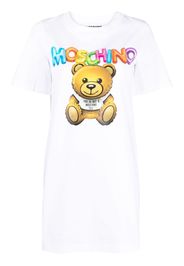 Moschino Teddy Bear-print T-Shirt dress - Bianco