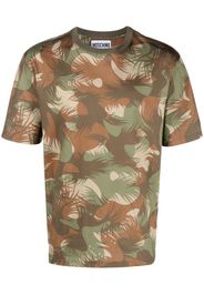 Moschino T-shirt con stampa camouflage - Verde