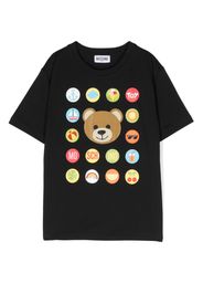 Moschino Kids Teddy Bear motif T-shirt - Nero