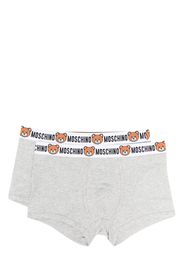 Moschino 2-pack teddy-logo briefs - Grigio