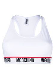 Moschino Teddy Bear sports bra - Bianco