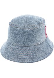 Moschino Cappello bucket denim - Blu