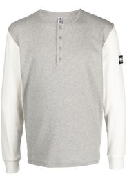 Moschino fine-ribbed long-sleeve top - Grigio