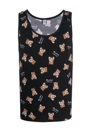 Moschino Teddy-Bear printed top - Nero