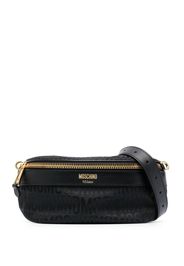 Moschino Marsupio con stampa - Nero