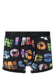 Moschino Boxer con stampa grafica - Nero