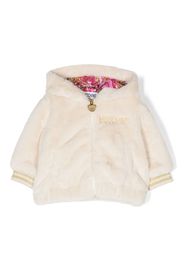 Moschino Kids Giacca con zip - Bianco