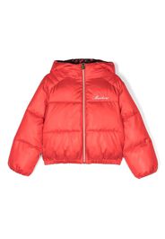 Moschino Kids Piumino con ricamo - Rosso