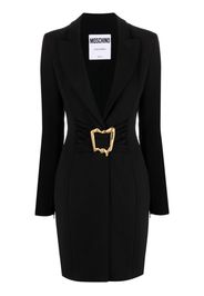 Moschino Abito stile blazer con cintura - Nero