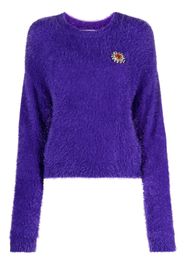 Moschino Maglione con applicazione - Viola