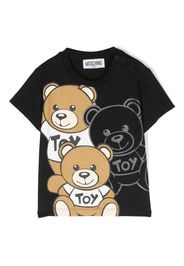 Moschino Kids T-shirt con stampa Teddy Bear - Nero