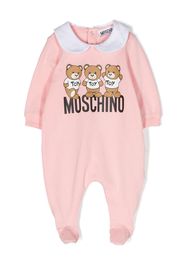 Moschino Kids Body Teddy Bear con stampa - Rosa