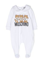 Moschino Kids Teddy Bear print body - Bianco